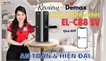 Khóa Điện Tử Demax EL C88 SV – Giải Pháp Bảo Mật Thông Minh Cho Cửa Gỗ Chung Cư Hiện Đại