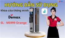 Hướng dẫn sử dụng khóa Demax EL MS999 Orange từ A–Z trên điện thoại cực dễ