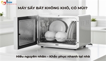 Máy Sấy Bát Không Khô Có Mùi? 5 Nguyên Nhân & Cách Khắc Phục Ngay Tại Nhà