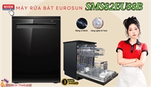 Máy rửa bát Eurosun SMS82EU88B – Bản nâng cấp toàn diện cho gian bếp hiện đại