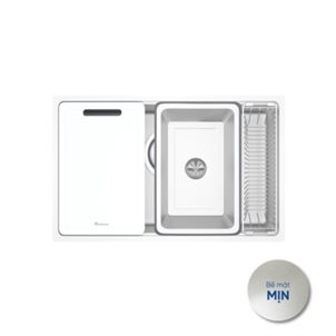 Chậu rửa bát phong cách Nhật bề mặt mịn Konox TARI 7648SM