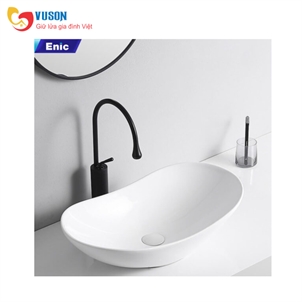 Lavabo để bàn Enic S8 (Màu Trắng)