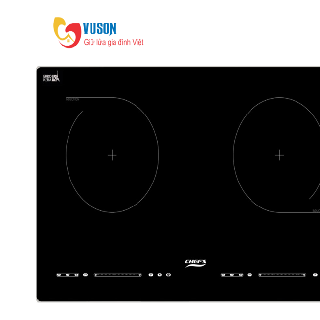 Bếp từ đôi Chefs EH-DIH323