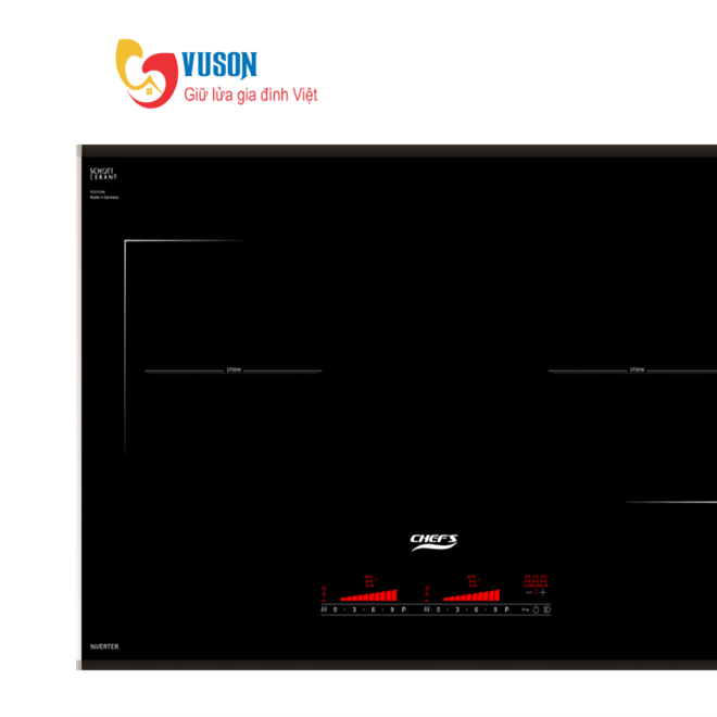 Bếp từ đôi Chefs EH-DIH889