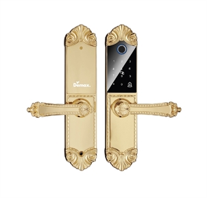Khóa vân tay đại sảnh tân cổ Demax SL280 Brass 24k Của Đức App Wifi