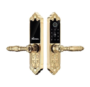 Khóa vân tay đại sảnh tân cổ Demax SL280 Gold - Của Đức App Wifi