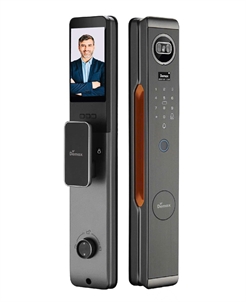 Khóa cửa vân tay Demax EL-MS999 Orange Face ID, App Mobile Của Đức