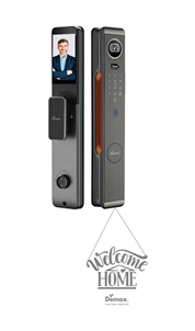 Khóa cửa vân tay Demax EL-MS999 Orange Face ID, App Mobile Của Đức