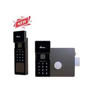 Khoá cửa sắt Demax EL608 GB CNC App Wifi chống nước tiêu chuẩn IP56