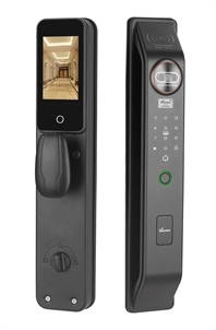 Khóa cửa vân tay Demax SL912 AG Face ID AI Camera, App wifi 