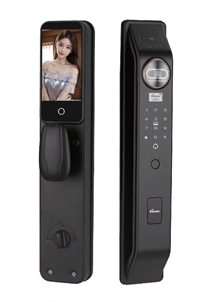 Khóa cửa vân tay Demax SL912 BN Face ID AI Camera, App wifi 