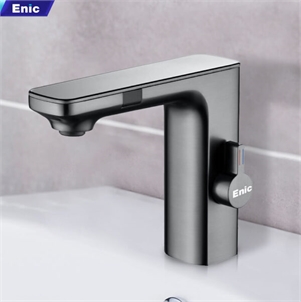 Vòi rửa lavabo cảm biến 2 chiều Enic (Màu xám)