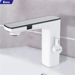 Vòi rửa lavabo cảm biến 2 chiều Enic (Màu trắng)