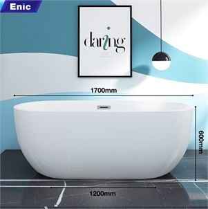 Bồn tắm nằm Oval nhựa Acrylic Enic B1