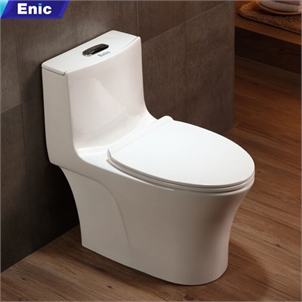 Bồn cầu thông minh Enic N02 (Lưng cong - trắng)