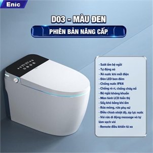 Bồn cầu thông minh Enic SMART D03