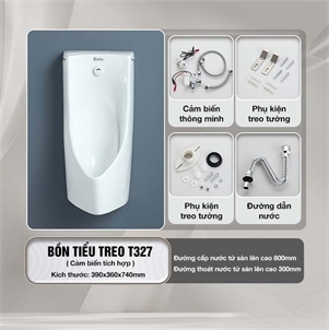 Bồn tiểu nam treo tường Enic N03-T327