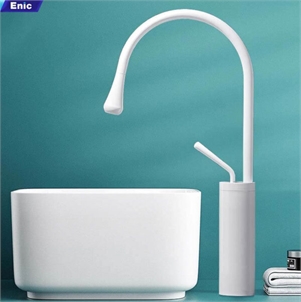 Vòi rửa lavabo Enic C3 (Trắng - mẫu thấp)