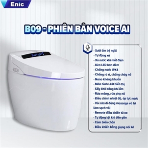 Bồn cầu thông minh Enic SMART B09 (Voice AI)