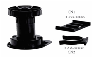 Chân nhựa tăng chỉnh Eurogold CN1/CN2