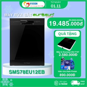 Máy rửa bát 14 bộ Eurosun SMS78EU12EB