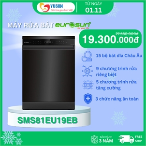 Máy rửa bát 15 bộ Eurosun SMS81EU19EB