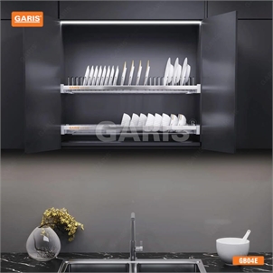 Giá bát đĩa cố định 2 tầng Garis GB04.60E