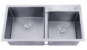 Chậu rửa bát 2 hố lệch Giovani GS-8245HML