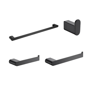 Bộ phụ kiện phòng tắm Hafele Chiba Đen - 499.98.350