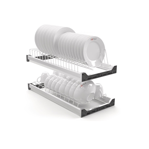 Bộ rổ chén đĩa cố định 800mm Hafele Presto - 544.40.013