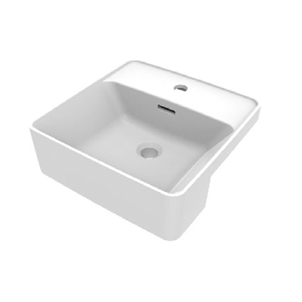 Chậu sứ rửa mắt bán âm Hafele 500x420x165 - 588.79.081
