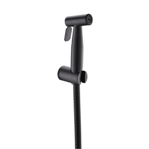 Vòi xịt vệ sinh gồm giá đỡ 125cm màu đen Hafele - 589.25.985