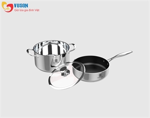 Bộ nồi, chảo Hawonkoo Whitford Quantanium CWH-030