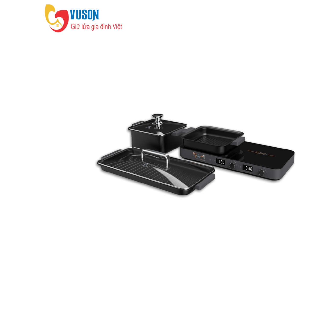 Bếp từ đôi Hawonkoo MCEH-200-II-GR