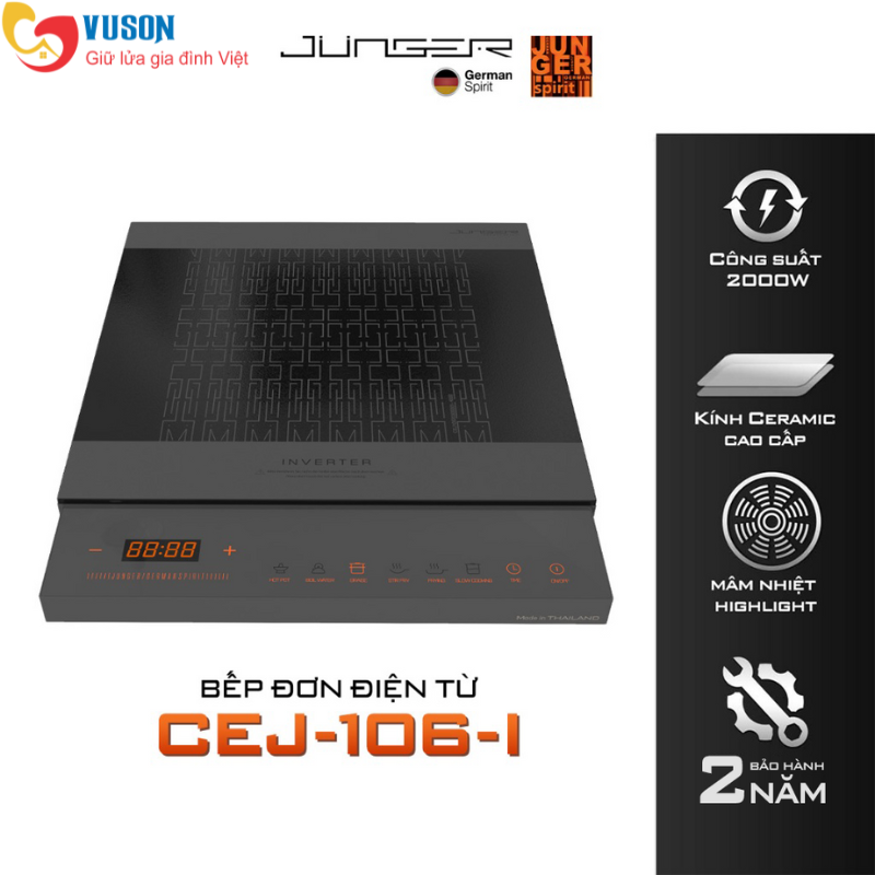 Bếp từ đơn Junger CEJ-106-I