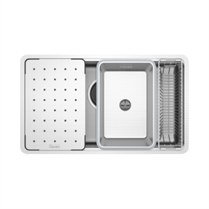 Chậu rửa bát chống xước Workstation Sink Konox Dekor 8044SU