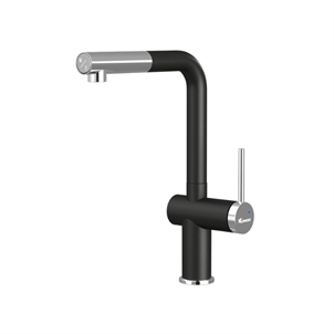 Vòi rửa bát dây rút Konox Stream Smart Black