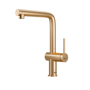 Vòi rửa bát dây rút Konox Stream Smart Champagne