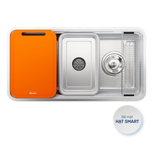 Chậu rửa bát phong cách Nhật chống xước Konox Tari Smart 8847