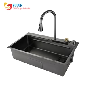 CHẬU RỬA LIỀN VÒI THÁC NƯỚC KAFF KF-UM7546B