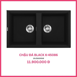 Chậu rửa Malloca Black K-45086