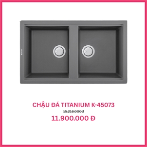 Chậu rửa bát đá Malloca TITANIUM K-45073