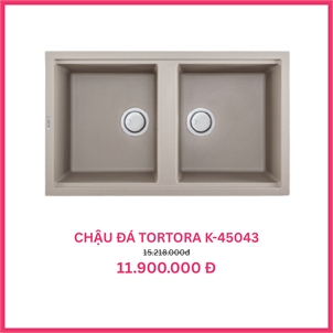 Chậu rửa bát đá Malloca TORTORA K-45043