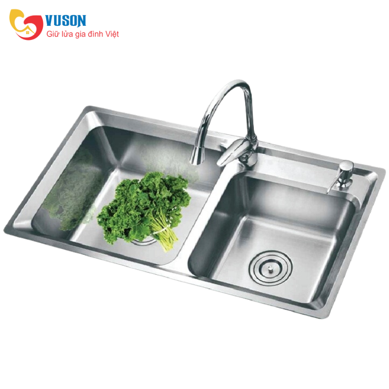 Chậu rửa đôi Eurosun EU-8245S