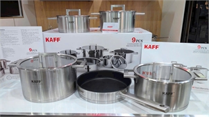 BỘ NỒI CHẢO INOX 9 MÓN Kaff KF - DIAMON09304 Luxury