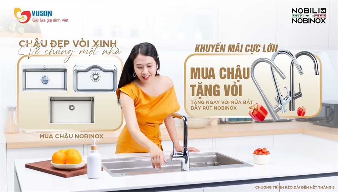 CHẬU ĐẸP VÒI XINH - VỀ CHUNG MỘT NHÀ - NOBILI-NOBINOX