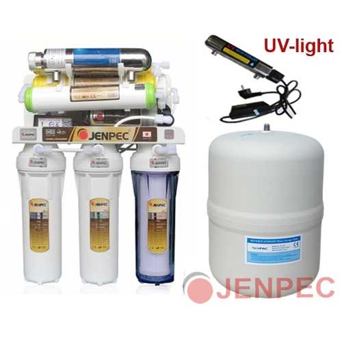 Máy lọc nước Jenpec Gold UV - Đèn UV diệt khuẩn