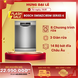 Máy rửa chén Bosch SMS6ZCI85M Series 6