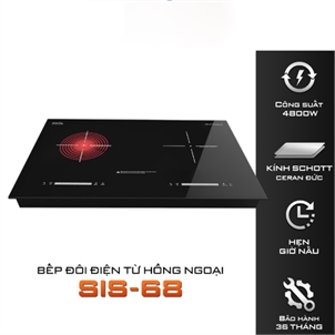 Bếp điện từ đôi Junger SIS-68