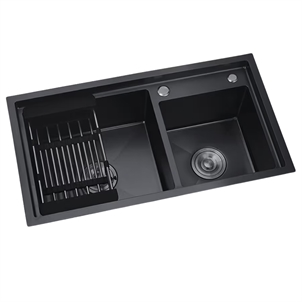 Chậu Rửa Inox Phủ Nano KAFF KF-BL8045GHR
